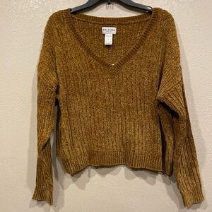 Gold Chenille Sweater